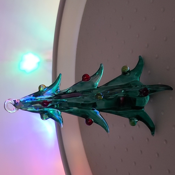 4pc Lot, Vtg. Blown Glass Christmas Trees - Picture 5 of 7